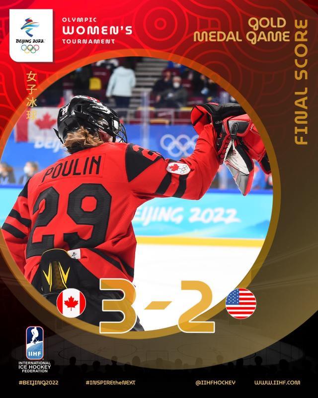 金喜真人-【冬奥女冰】加拿大复仇美国夺金 狂轰57球破纪录